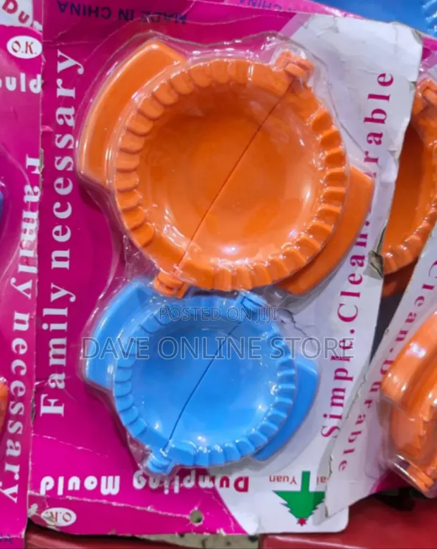 Set of Colorful Plastic Dumpling and Empanada Makers - 1