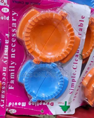 Set of Colorful Plastic Dumpling and Empanada Makers