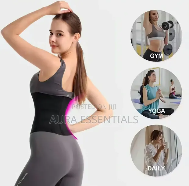 Neoprene Waist Trimmer and Slimming Body Shaper Belt - 1