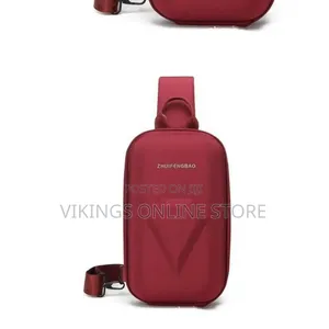 Hard-Shell Anti-Theft Sling Bag with Single Crossbody Strap