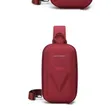 Hard-Shell Anti-Theft Sling Bag with Single Crossbody Strap - 1