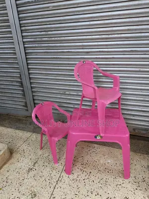 Kids Plastic Study Table and Chairs