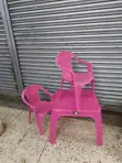 Kids Plastic Study Table and Chairs - 2