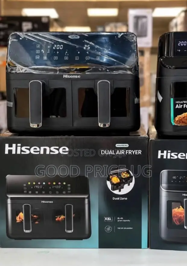 Hisense 8L Dual Basket Air Fryer - 1