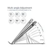 Adjustable Aluminum Laptop Stand - Silver - 2