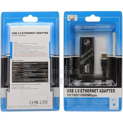 USB to RJ45 Ethernet Network Adapter - 1