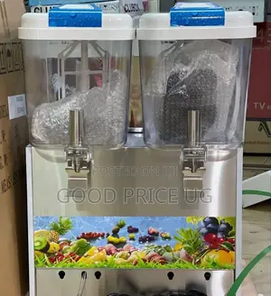 Commercial Double-Tank Electric Juice Dispenser & Cooler