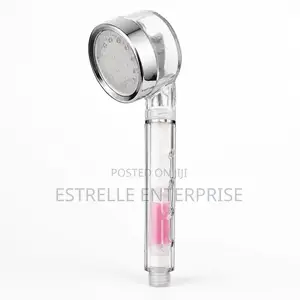 Shower Head with Fan Filter and Temperature Sensor