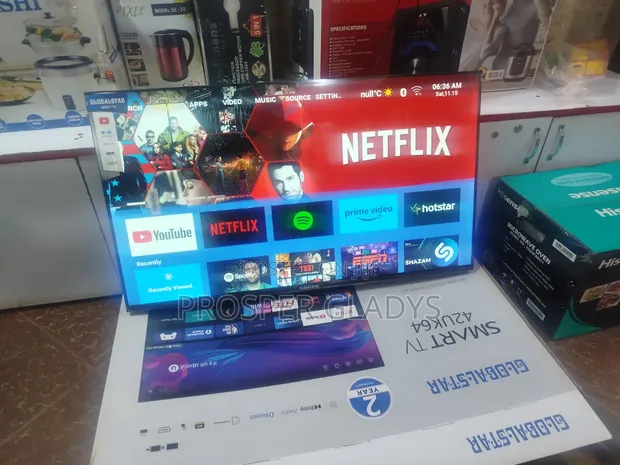 Global Star 42" Smart Android Digital Flat Screen TV - 1