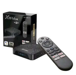 X99 Max Google TV Box - 8K Ultra HD | WiFi 6