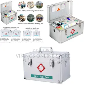 Portable Aluminum Alloy First Aid Box
