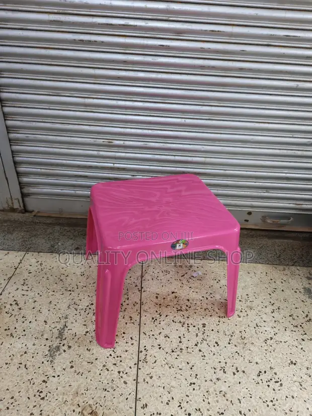 Pink Kids Plastic Table - 1
