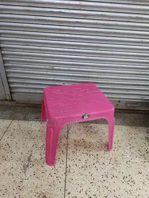 Pink Kids Plastic Table