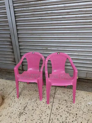 Pink Plastic Kids Armrest Chairs (Brand New)