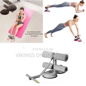 Portable Sit-Up Assistant Bar with Dual Suction Cups
