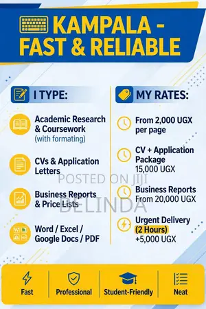 Professional Typing Services Kampala