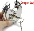 Heavy Duty Disc Locks with Hardened Steel Shackle - 4