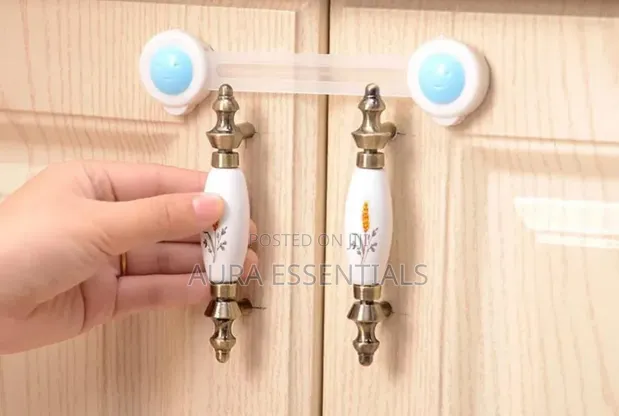 2pcs Child Safety Locks for Drawers & Cabinets - 1