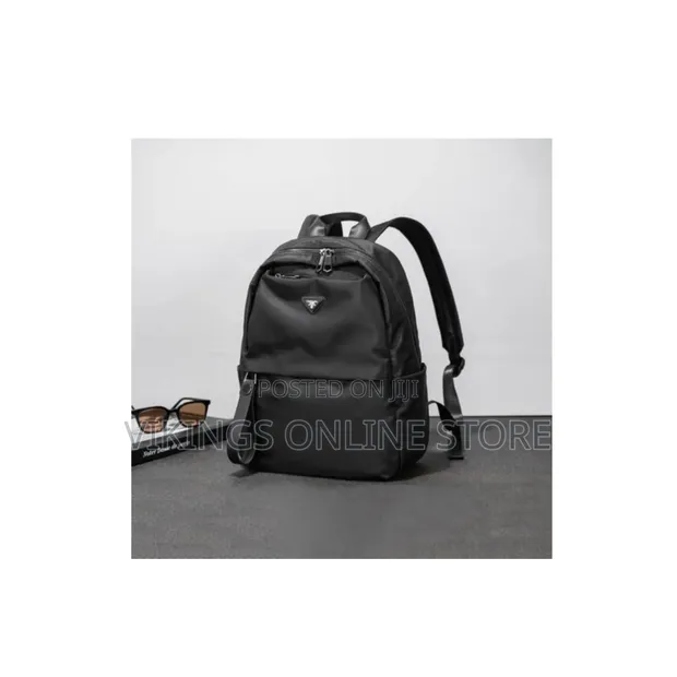 Nylon Travel & School Backpack with Dual Zippers - 1
