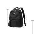 Nylon Travel & School Backpack with Dual Zippers - 2