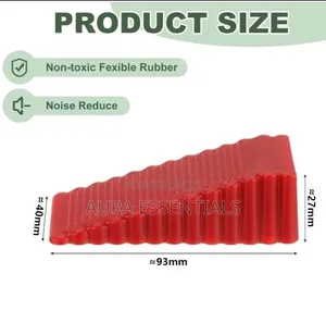 1pc Pink Silicone Door Stopper