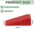 1pc Pink Silicone Door Stopper - 1