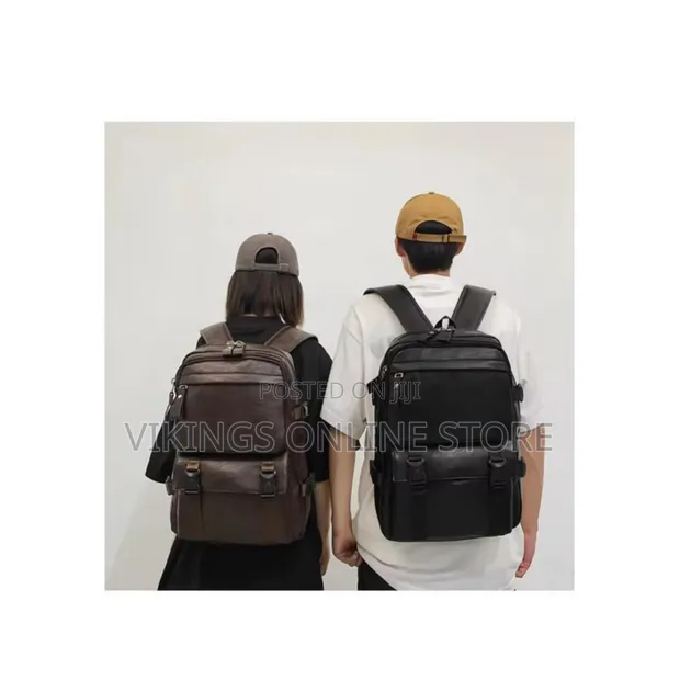 Soft PU Leather Commuter & Travel Backpack - 1