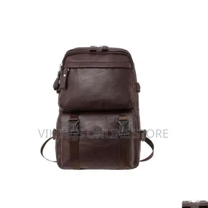 Soft PU Leather Commuter & Travel Backpack