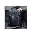 Vintage Faux Leather Flap-Top Backpack - 1