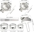 Stainless Steel Dumpling Maker and Cutter Set - 1