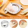 Stainless Steel Dumpling Maker and Cutter Set - 3