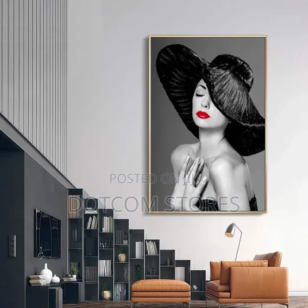 60x80cm Abstract Woman Canvas Painting - 1