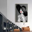 60x80cm Abstract Woman Canvas Painting - 1