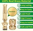 Solid Brass Adjustable High-Pressure Hose Nozzle - 2