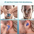 Reusable Swimming Ear Plugs & Nose Clip Set - 1