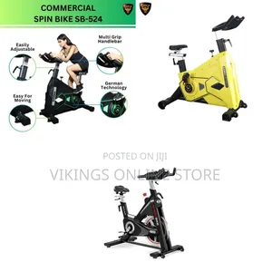 Commercial Spin Bike SB-524 - Indoor Stationary Exercise Bike