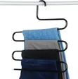 5-Layer Metallic S-Hanger for Pants & Scarves - 2