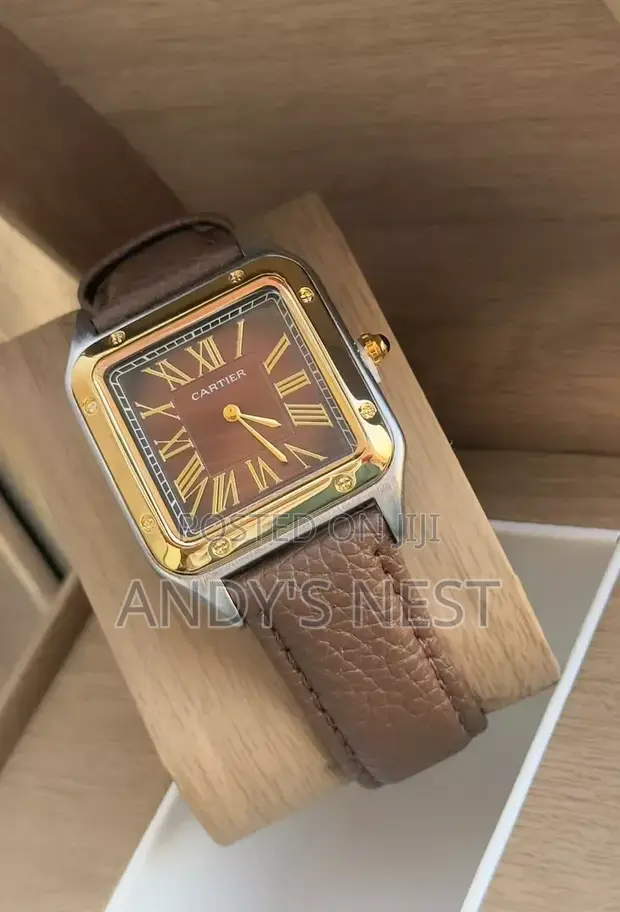 Unisex Cartier Leather Watch - 1
