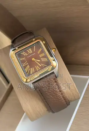 Unisex Cartier Leather Watch
