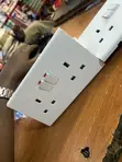 Double Sockets - White - 2