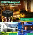 4pcs Solar-Powered LED Garden Torch Lights - 1