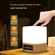 Rechargeable LED Desk Lamp with Digital Clock - 2