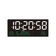 Digital LED Wall Clock with Calendar and Temperature - 5