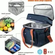 Dual-Compartment Insulated Lunch Bag - 5