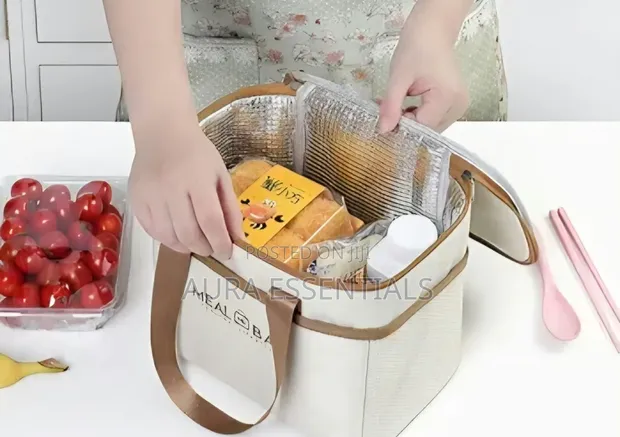 Portable Insulated Lunch Bag - 1