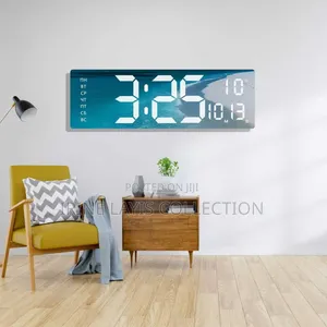 Rectangular Digital Wall Clock