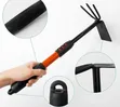 2-in-1 Garden Hoe and 3-Prong Hand Cultivator - 1