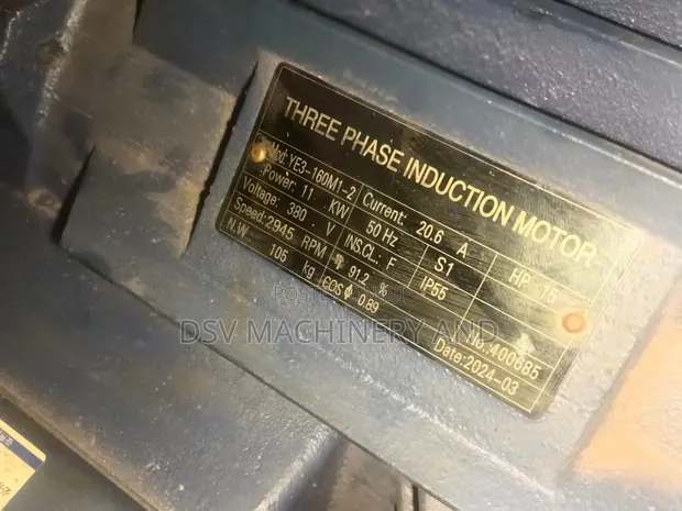 15hp 3 Phase High Speed Motor (Brand New) - 1