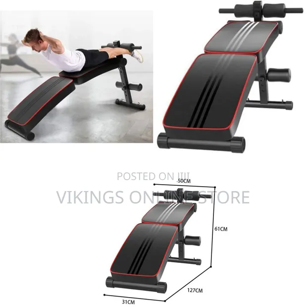 Adjustable Core and Sit-Up Abdominal Workout Bench - 1