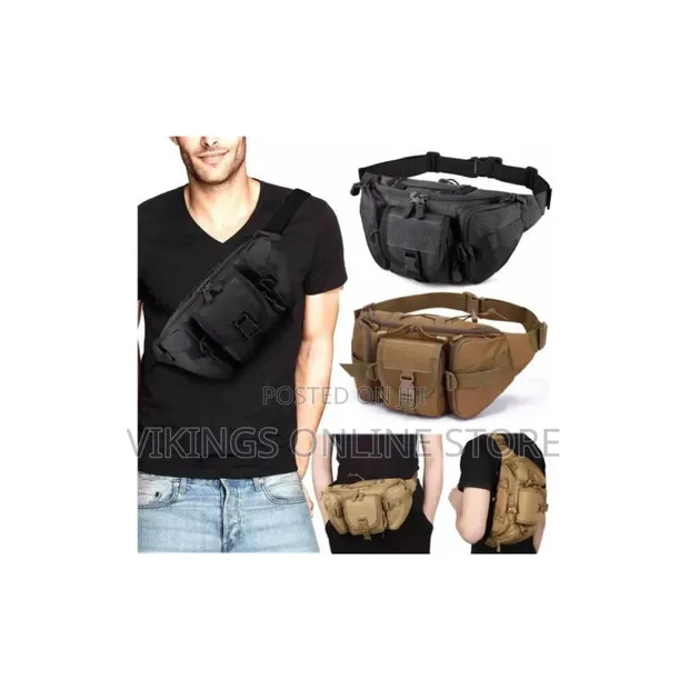 Tactical Waist Bag - Multi-Functional Crossbody Chest Sling Pack - 1